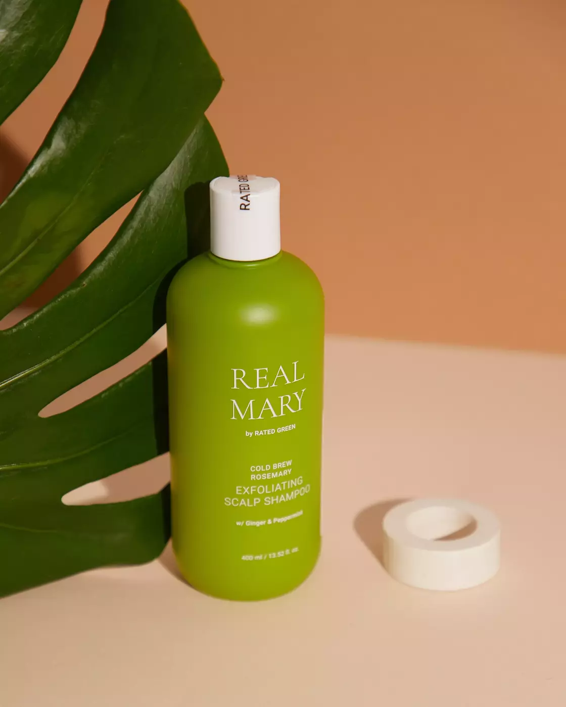 Глибокоочищаючий відлущуючий шампунь з соком розмарину RATED GREEN Real Mary Cold Brewed Rosemary Exfoliating Scalp Shampoo, 400 мл