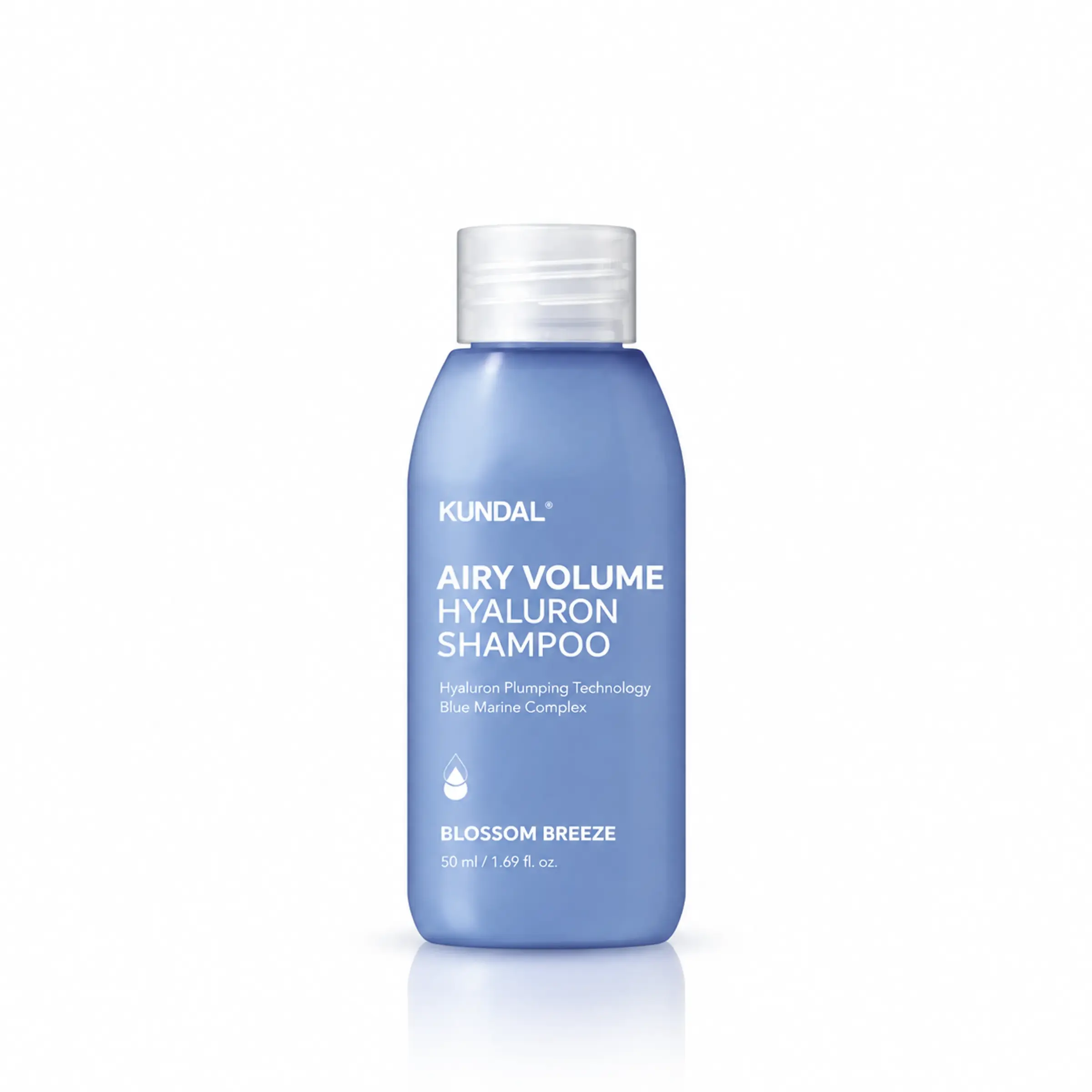Зволожувальний шампунь для об’єму волосся KUNDAL Airy Volume Hyaluron Shampoo Blossom Breeze, 50 мл 
