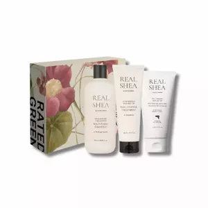 Набір для глибокого очищення та живлення шкіри голови і волосся Rated Green Real Shea Set (3 pics) 