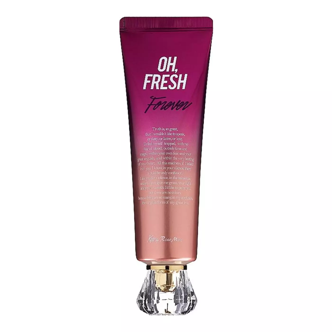 Крем для тіла з квітковим ароматом іриса Fragrance Cream Oh, Fresh Forever Kiss by Rosemine, 140 мл