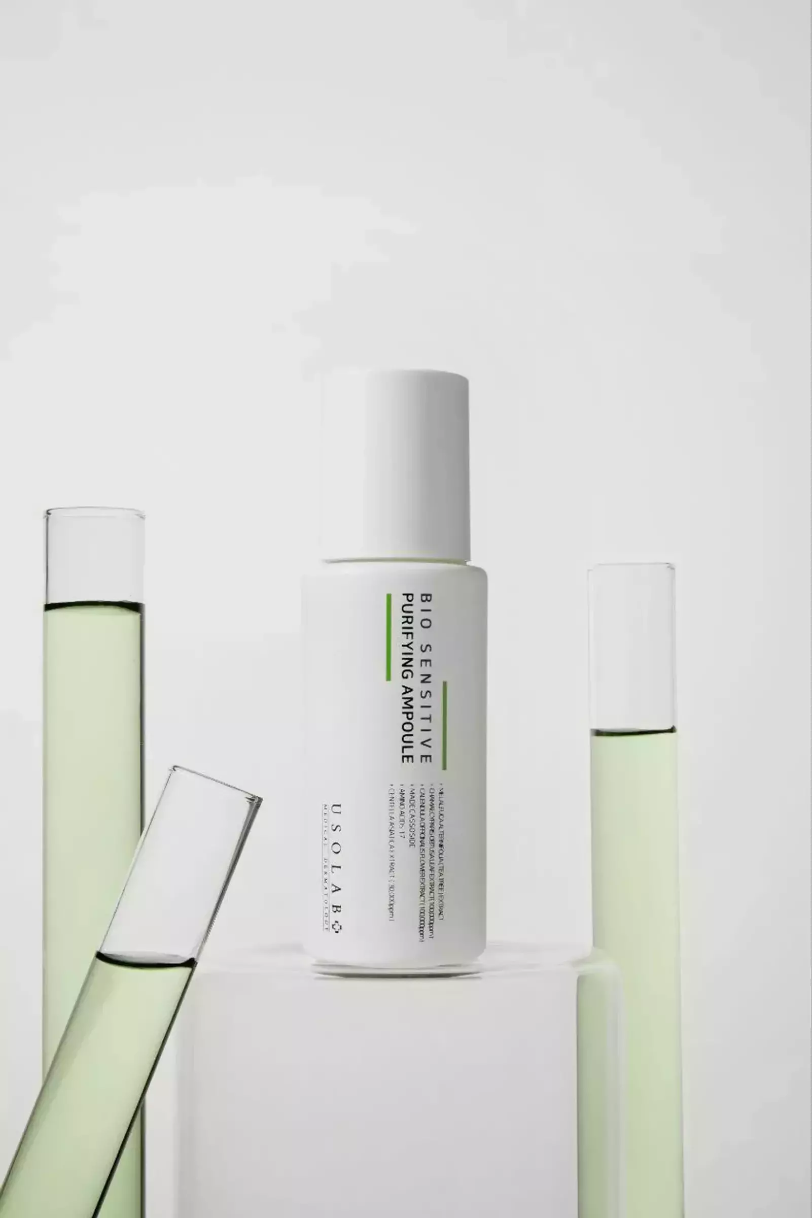 Ампула комплексного догляду за жирною, проблемною, шкірою з куперозом та розацеа USOLAB Bio Sensitive Purifying Ampoule, 50 ml