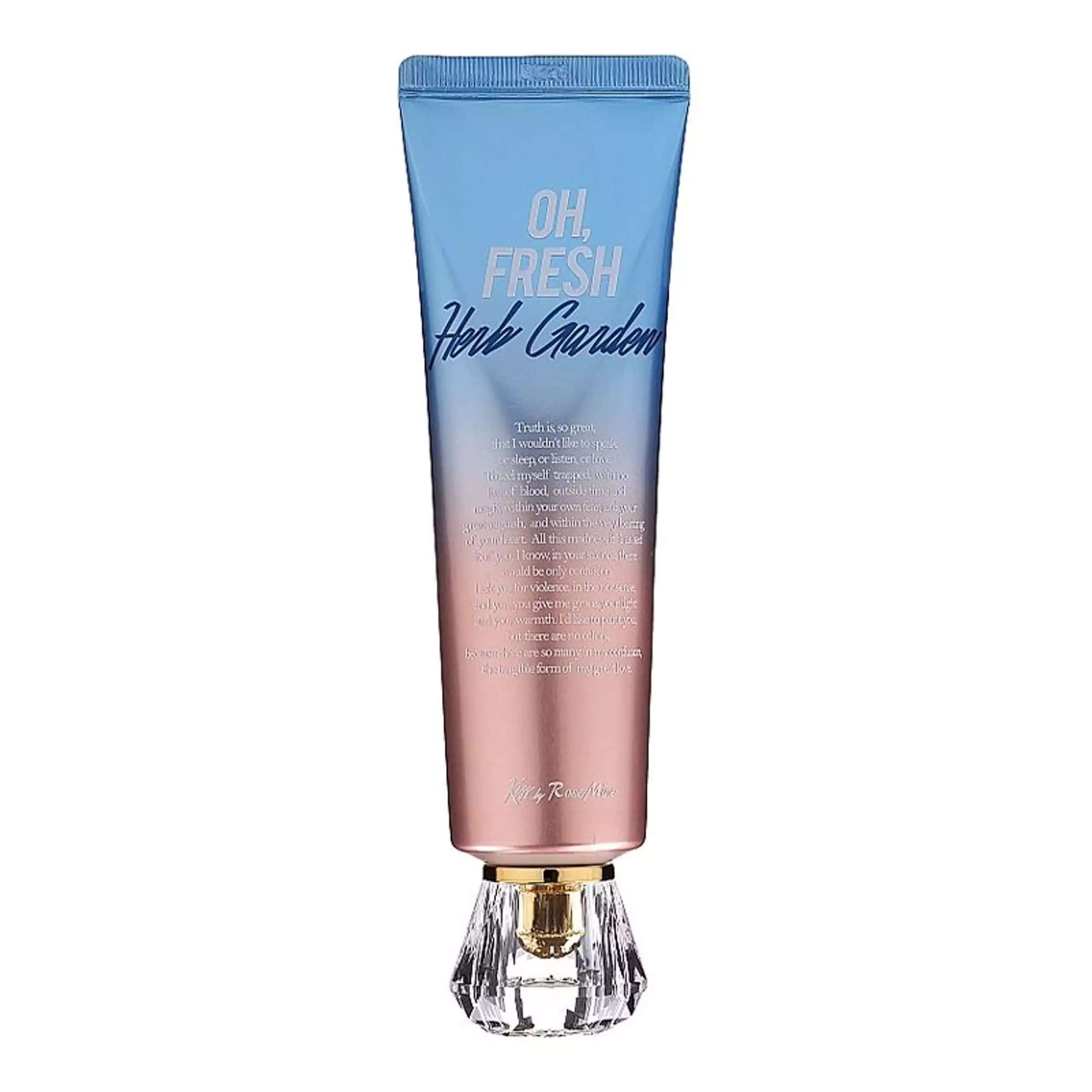 Крем для тіла із свіжим трав'яним ароматом Kiss by Rosemine Fragrance Cream Oh, Fresh Herb Garden, 140 мл