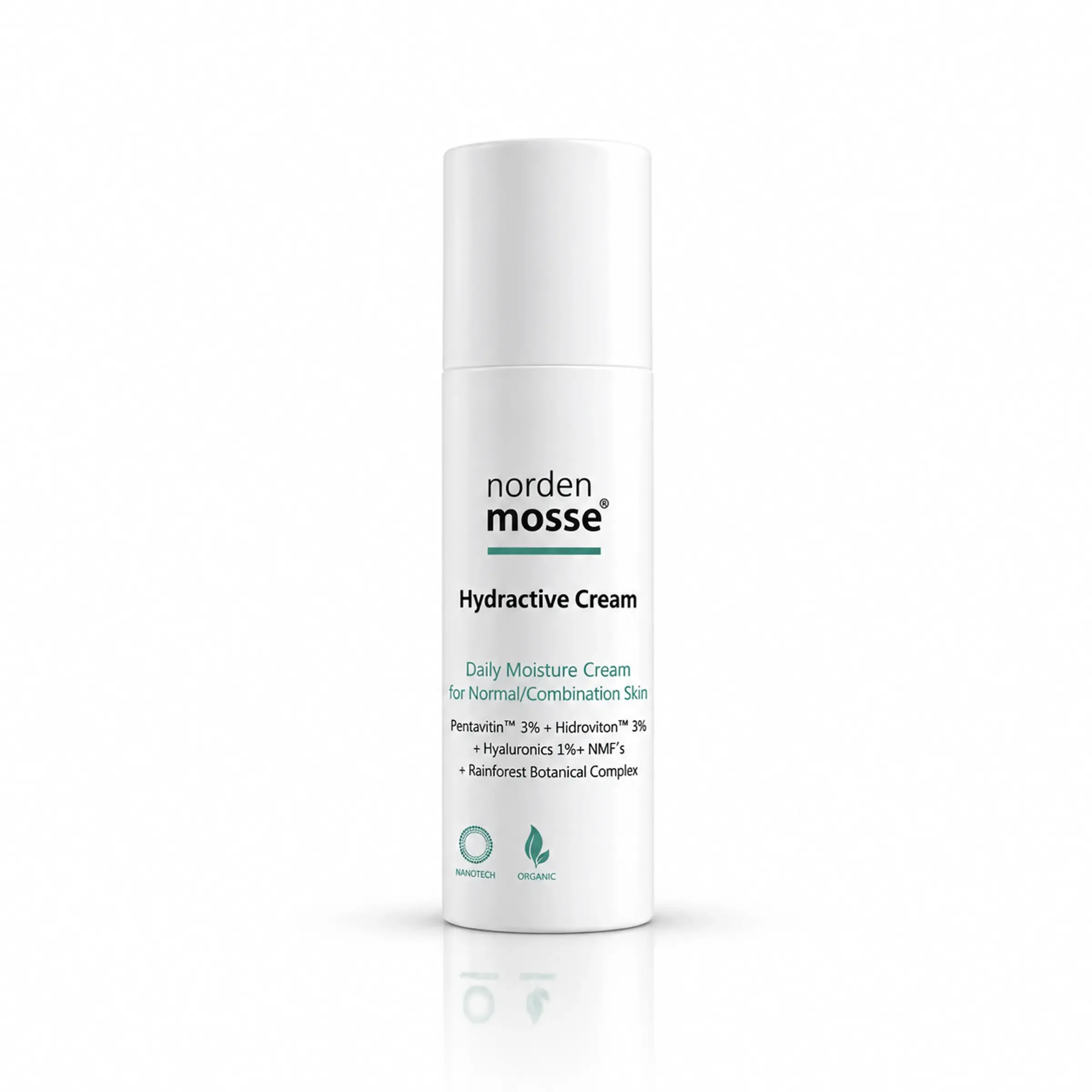 Зволожувальний крем для обличчя з пентавітином Norden Mosse Hydractive Cream, 50 мл