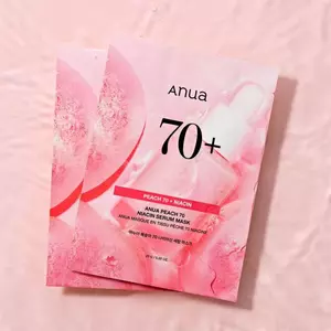 Освітлювальна маска з персиком та ніацинамідом Anua Peach 70 Niacin Serum Mask, 25 мл (1 шт.)