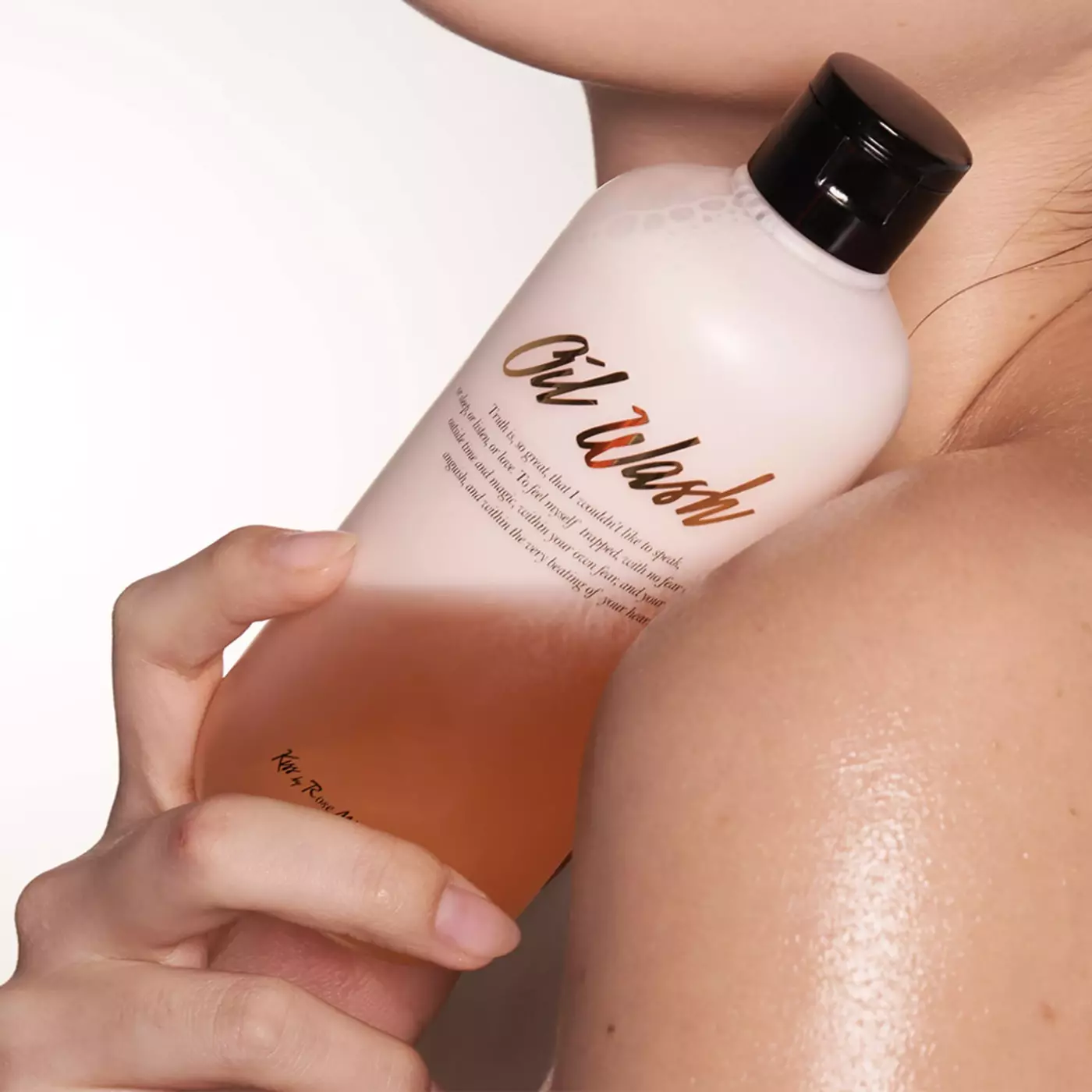 Гель для душу Мандарин і солодкий жасмин Fragrance Oil Wash Glamour Precious Kiss by Rosemine, 300 мл