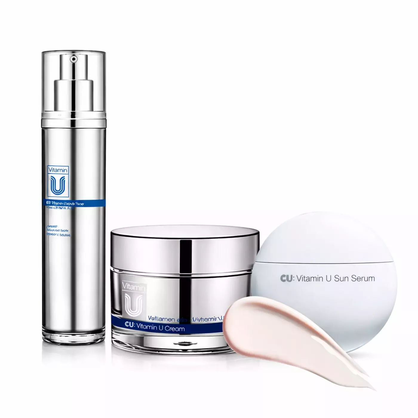 Подарунковий набір CUSKIN Vitamin U Love Care (тонер, крем під очі, сонцезахисна сироватка)