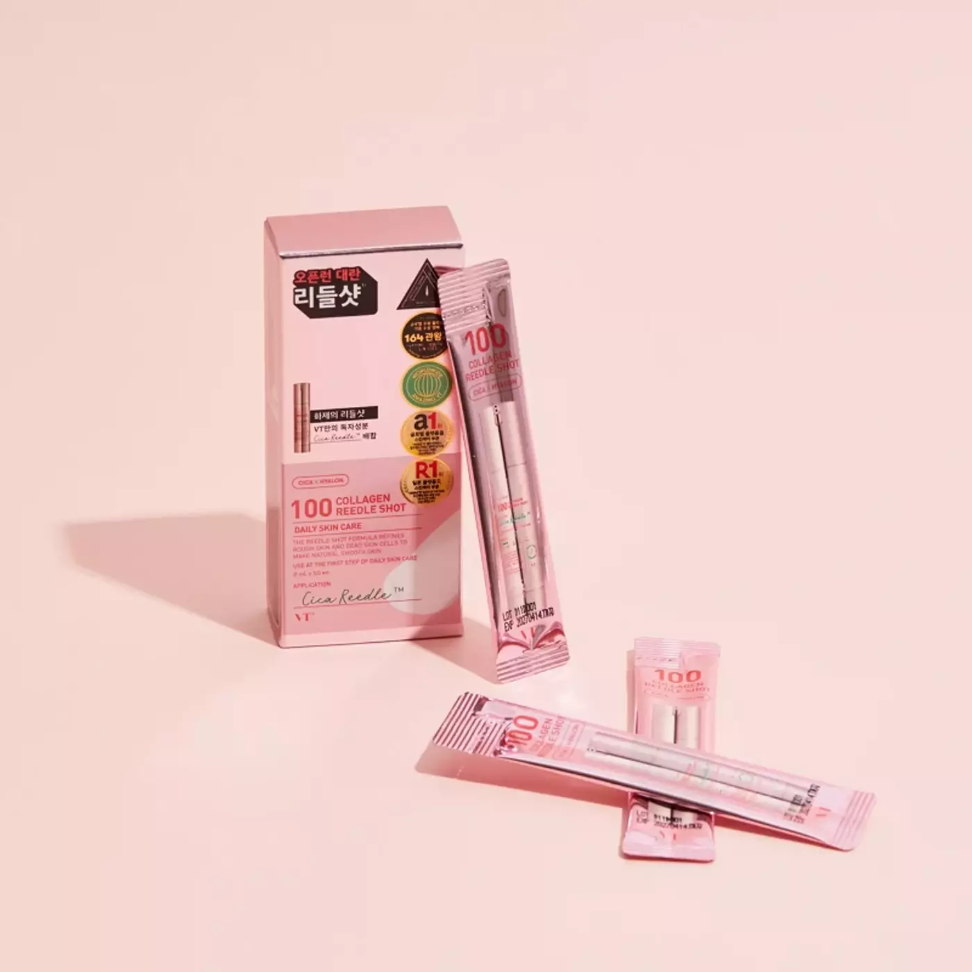 Серум-бустер з мікроголками та колагеном VT Cosmetics Collagen Reedle Shot 100, 2 ml