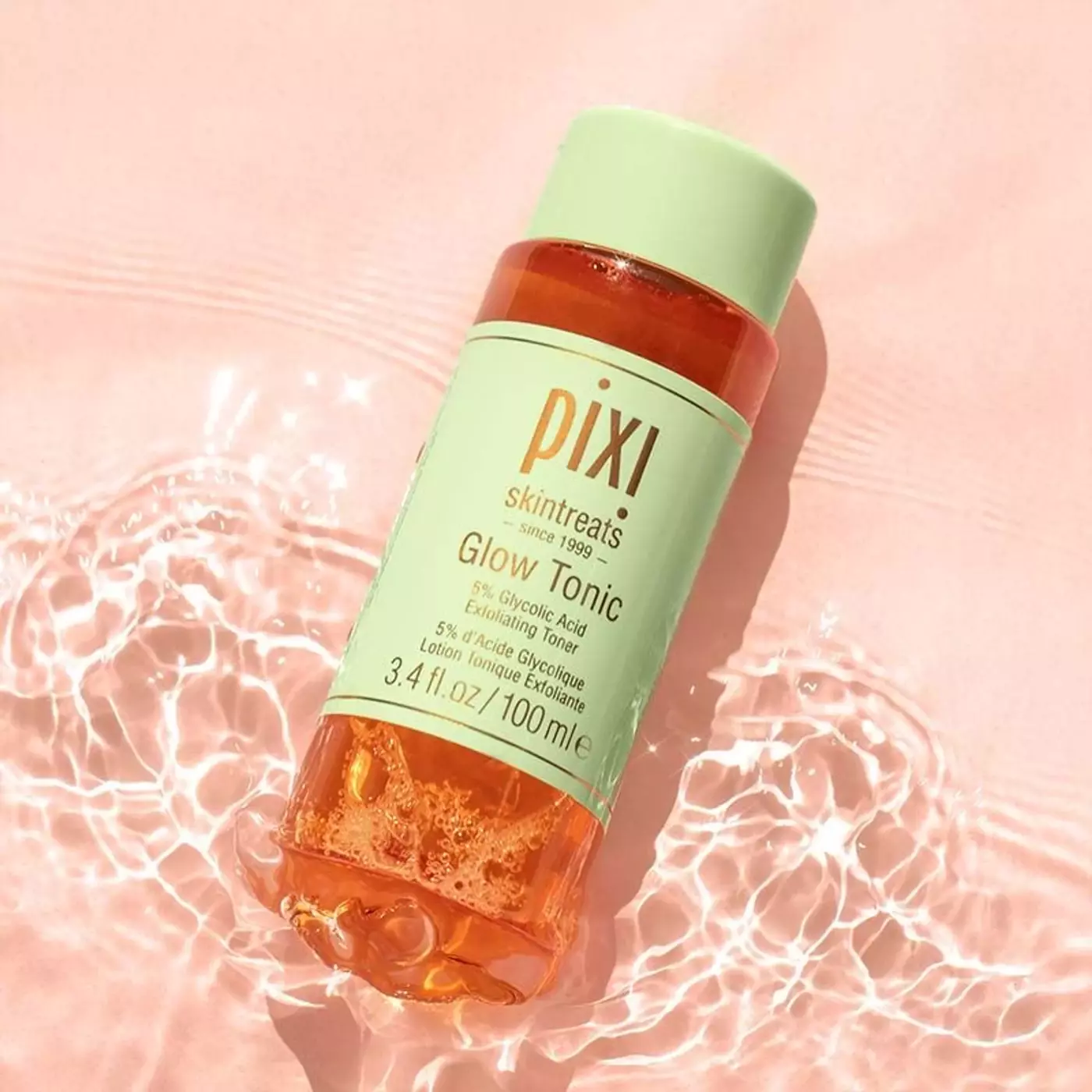 Відлущуючий тонік для обличчя з 5% гліколевою кислотою PIXI Glow Tonic 