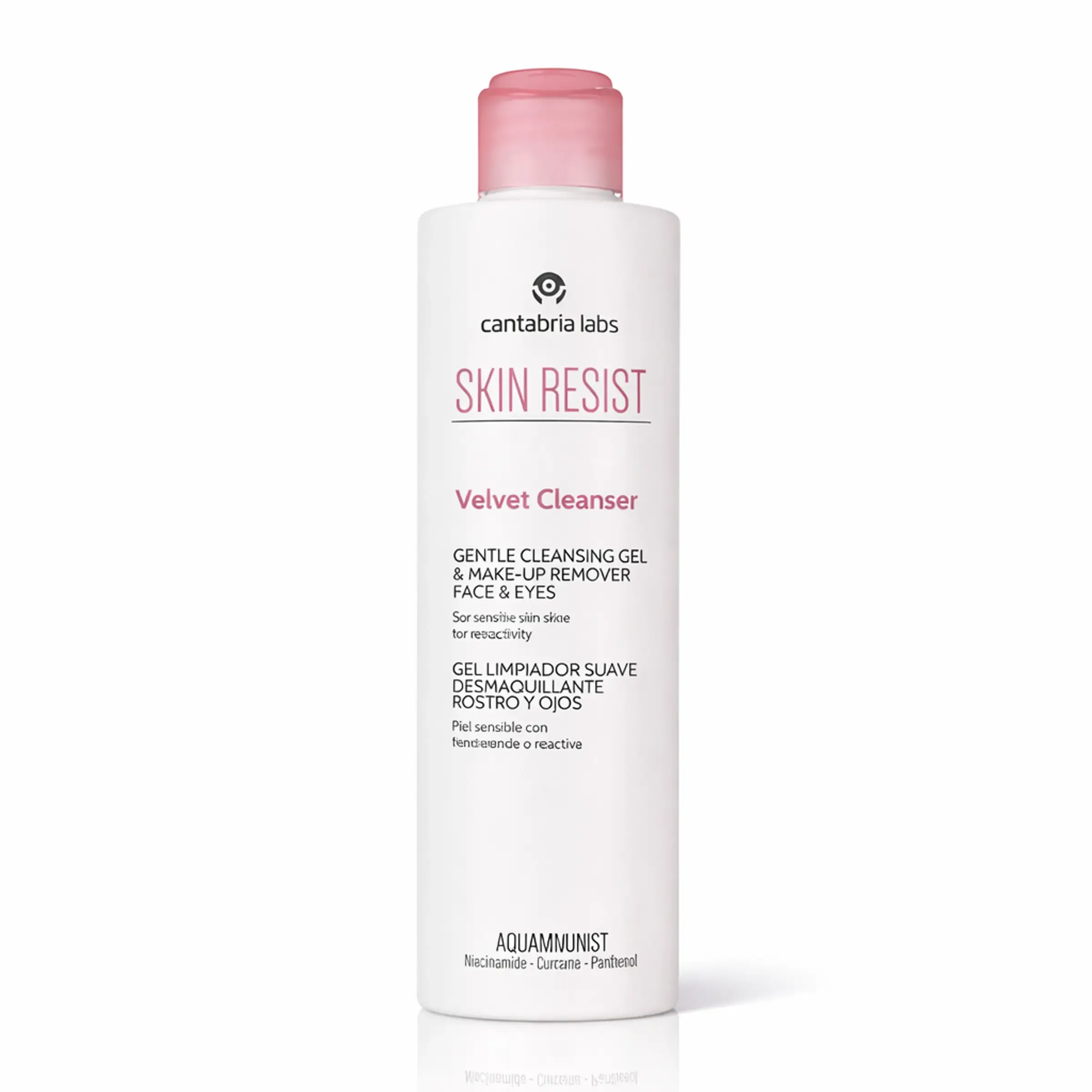 Делікатний гель для демакіяжу та очищення чутливої шкіри Cantabria Labs Skin Resist Velvet Cleanser, 200 ml