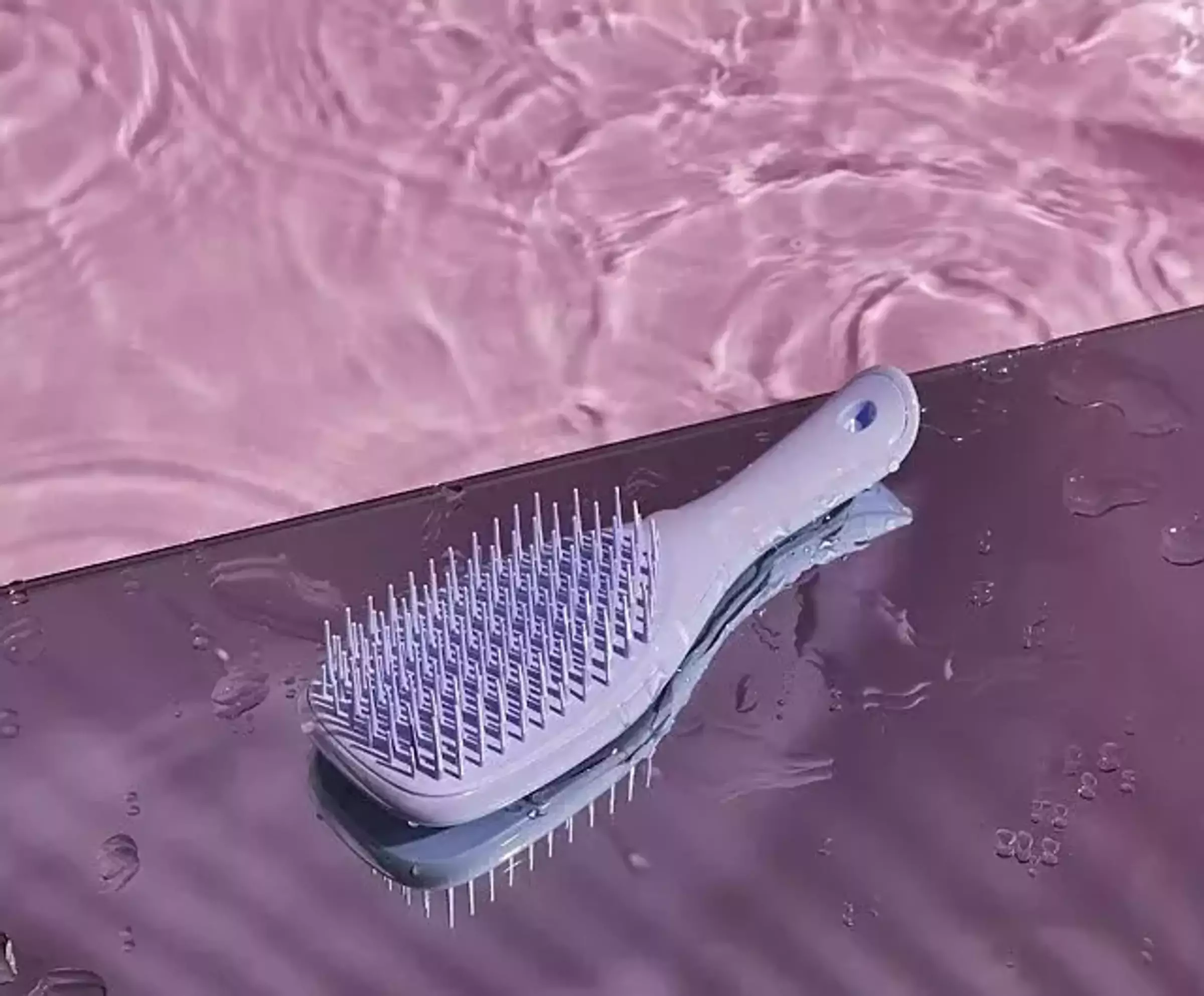 Гребінець для розчісування вологого волосся у міні-форматі TANGLE TEEZER THE WET DETANGLER MINI SWEET Lavender
