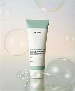 Заспокійлива пінка для вмивання з екстрактом хауттюйнії ANUA Heartleaf Succinic Moisture Cleansing Foam, 150 мл