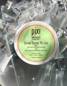 Пілінг-диски з 5% гліколевої кислоти PIXI Glow Toniс To-Go, 60 шт. 