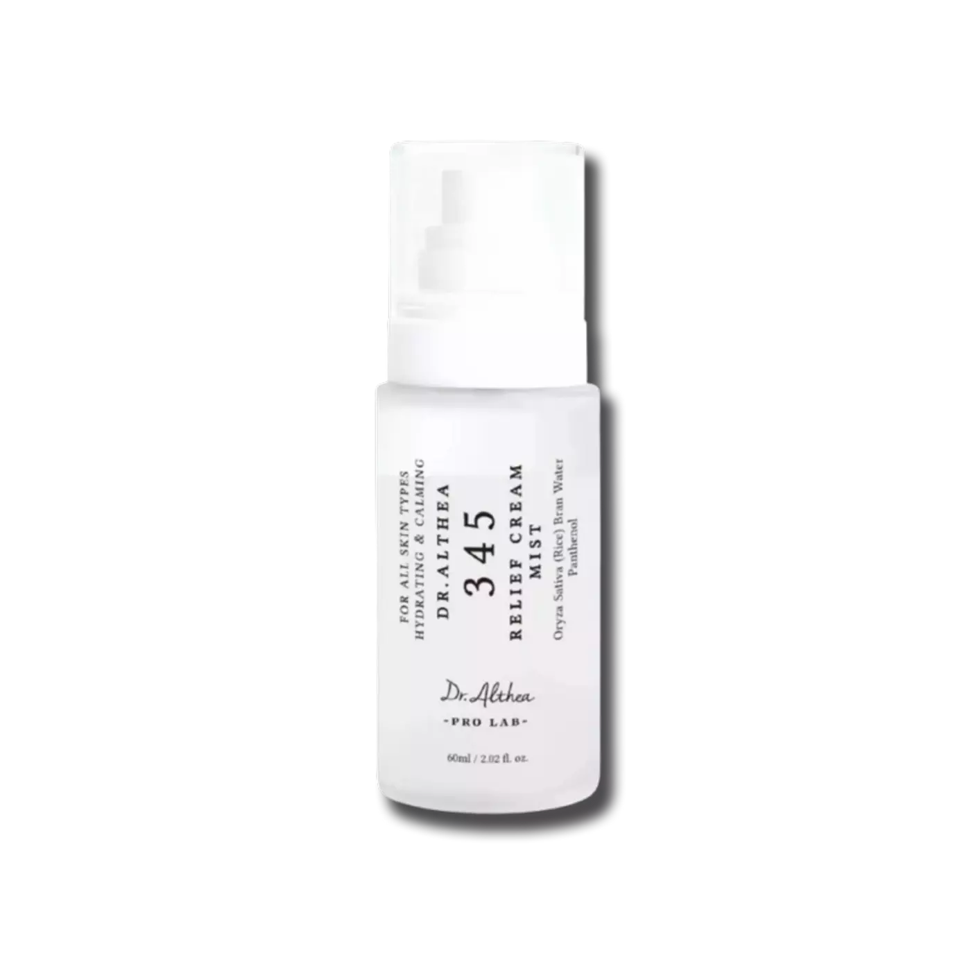 Двофазний крем-міст для зволоження та заспокоєння шкіри Dr.Althea 345 Relief Cream Mist, 60 ml