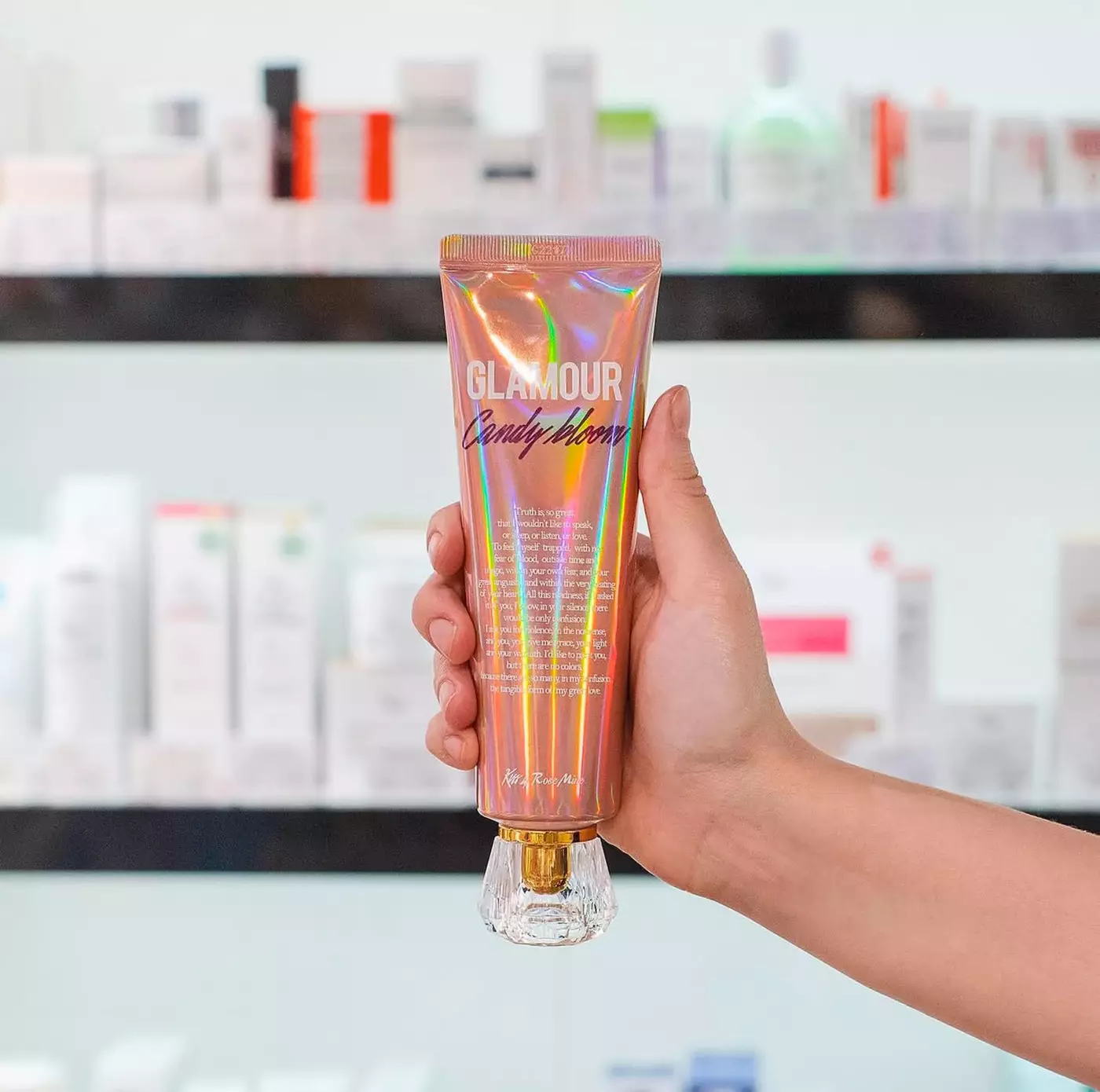 Крем для тіла з квітковим ароматом Kiss by Rosemine Fragrance Cream Candy Bloom, 140 мл 