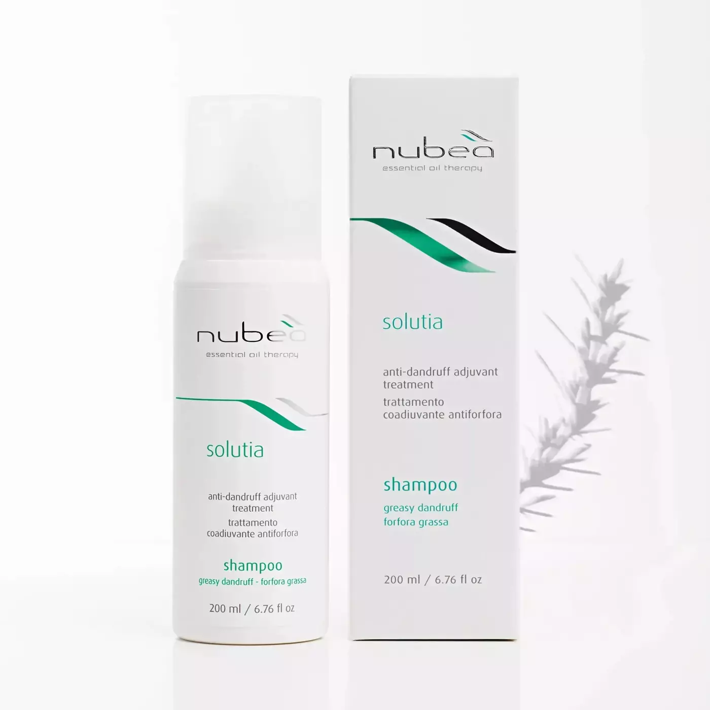 Шампунь проти жирної лупи Nubea Solutia, 200 мл