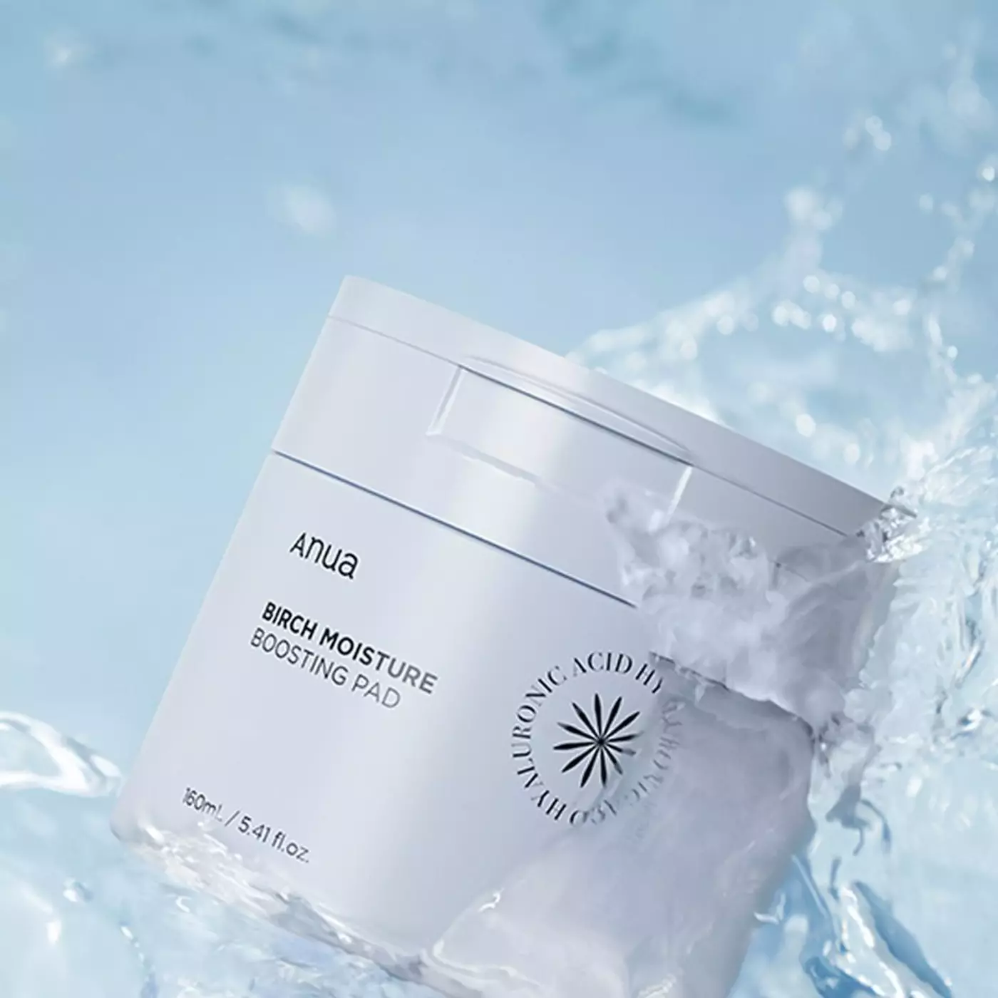 Зволожуючі тонер-педи з березовим соком та РНА-кислотою ANUA BIRCH MOISTURE BOOSTING PAD 160ML (70EA)