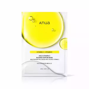 Освітлююча тканинна маска з вітаміном С Anua Green Lemon Vita C Blemish Serum Mask, 25 ml