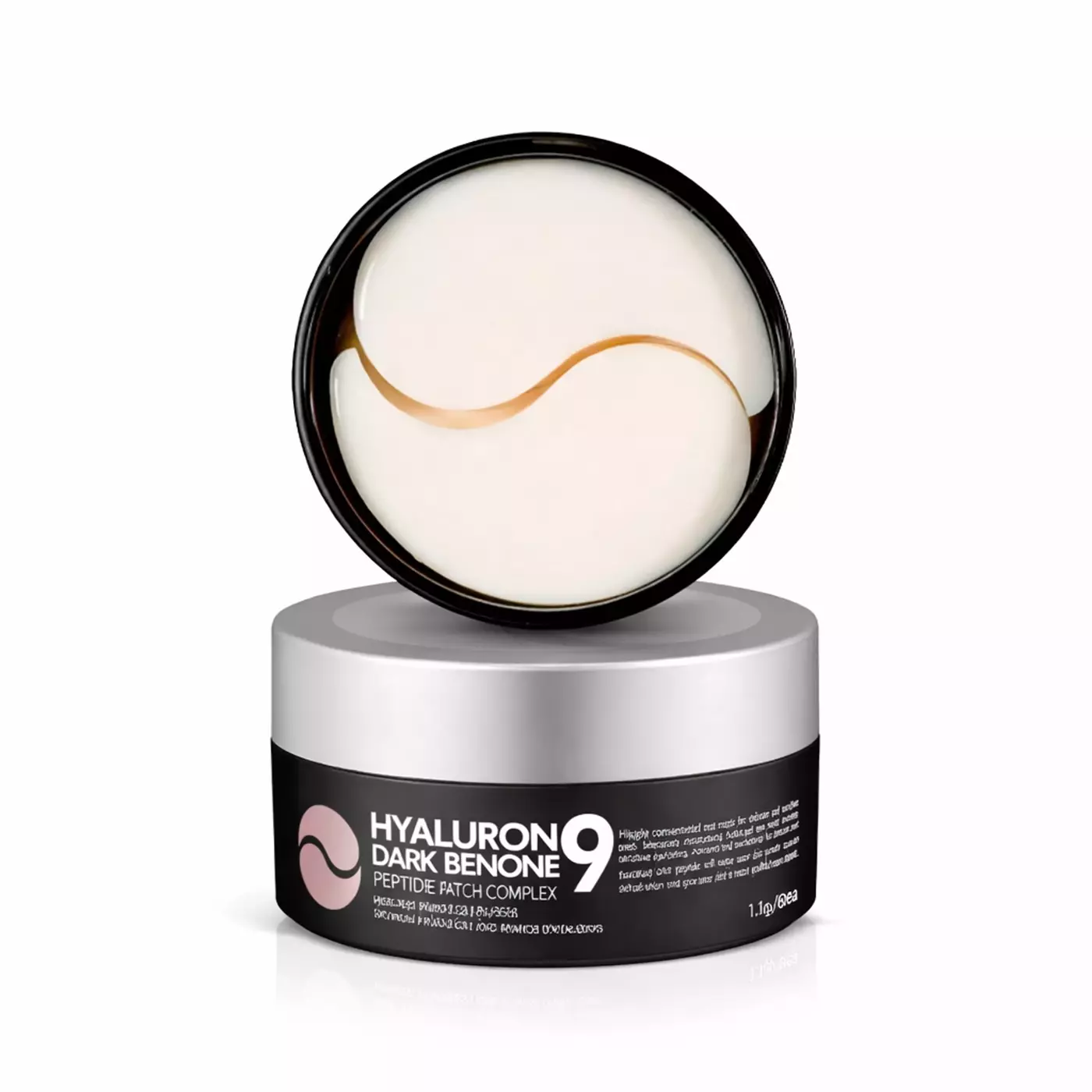 Патчі з перлами і алмазною пудрою Medi-Peel Hyaluron Dark Benone Peptide Eye Patch, 60 шт.