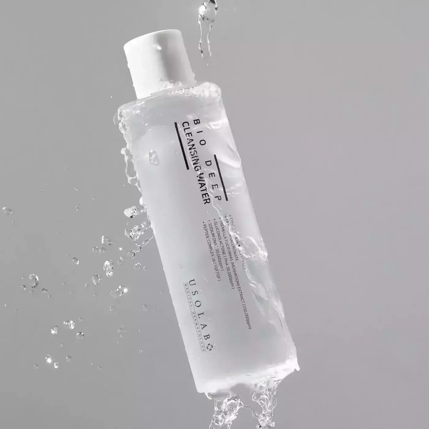 Універсальний очищуючий засіб з РНА-кислотами та PDRN USOLAB  Bio Intensive Cleansing Water, 200 мл