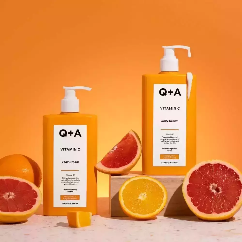 Крем для тіла з вітаміном С Q+A Vitamin C Body Cream 250 мл 