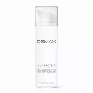Захисний професійний сонцезахист DEMAX Sun Protect Total Protect SPF50 Extension Sunblock, 50 мл 
