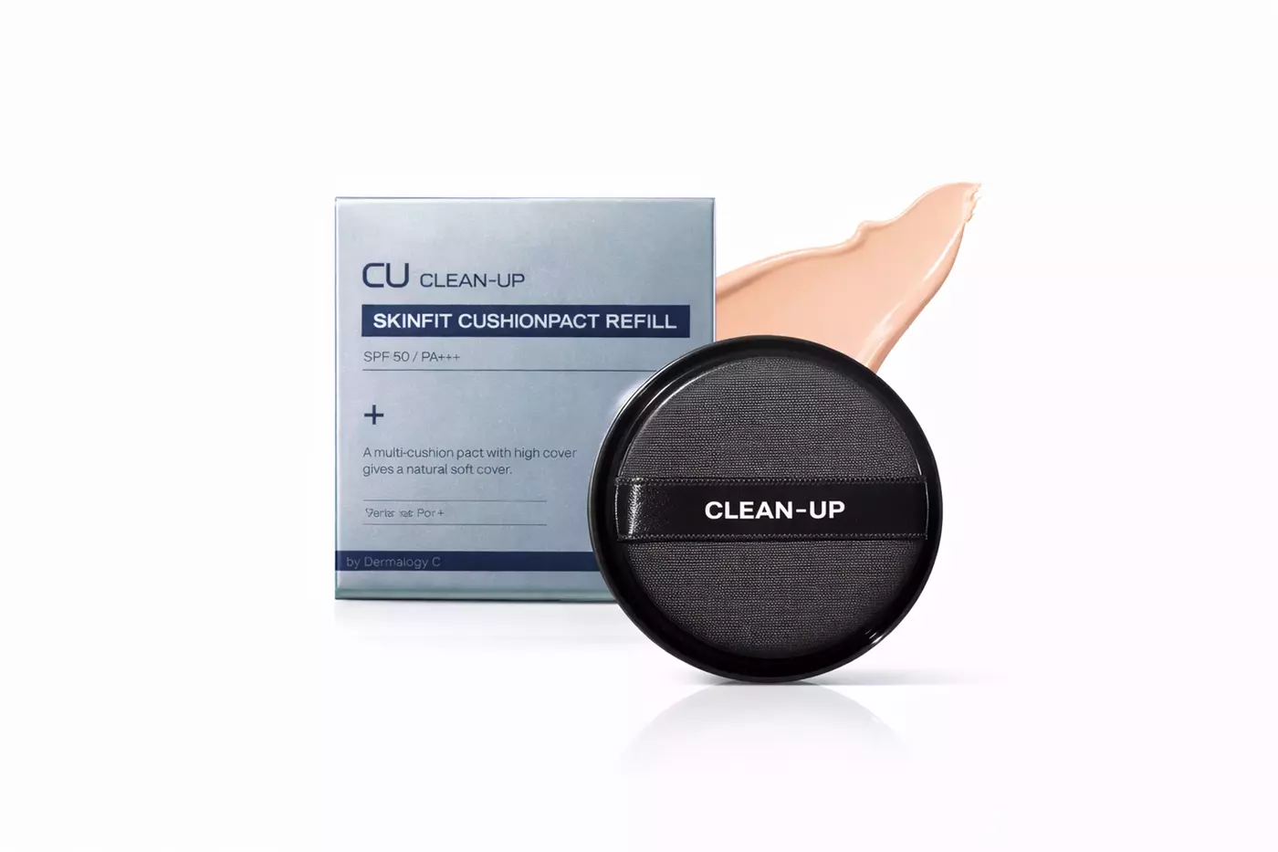 Змінний блок до інноваційного кушону (21 тон) CUSKIN Clean-Up Skinfit Cushionpact No.21 SPF 50+ /PA+++ REFILL