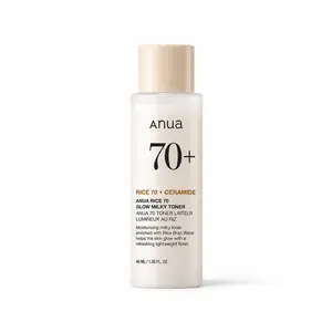 Живильний тонер з рисовим екстрактом і керамідами Anua Rice 70 Glow Milky Toner, 40 ml