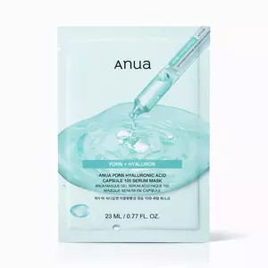 Зволожуюча тканинна маска з PDRN та гіалуроновою кислотою ANUA PDRN Hyaluronic Acid Capsule 100 Serum Mask, 23 ml