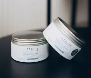 Омолоджуюча маска проти набряків ATACHE REAFIRMING GREEN TEA MASK 