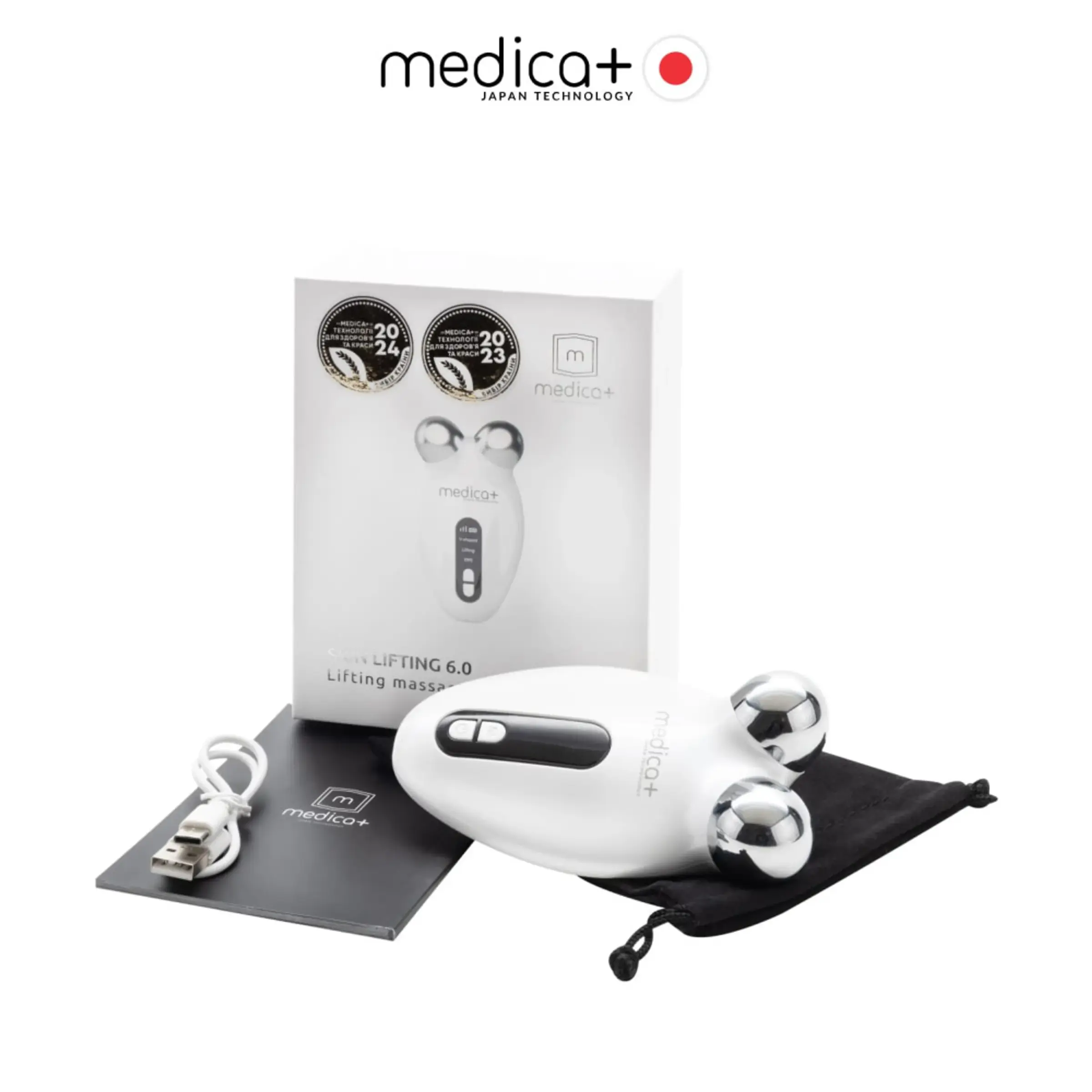 Мікрострумовий ліфтинг MEDICA+ Skin Lifting 6.0 white (Japan)