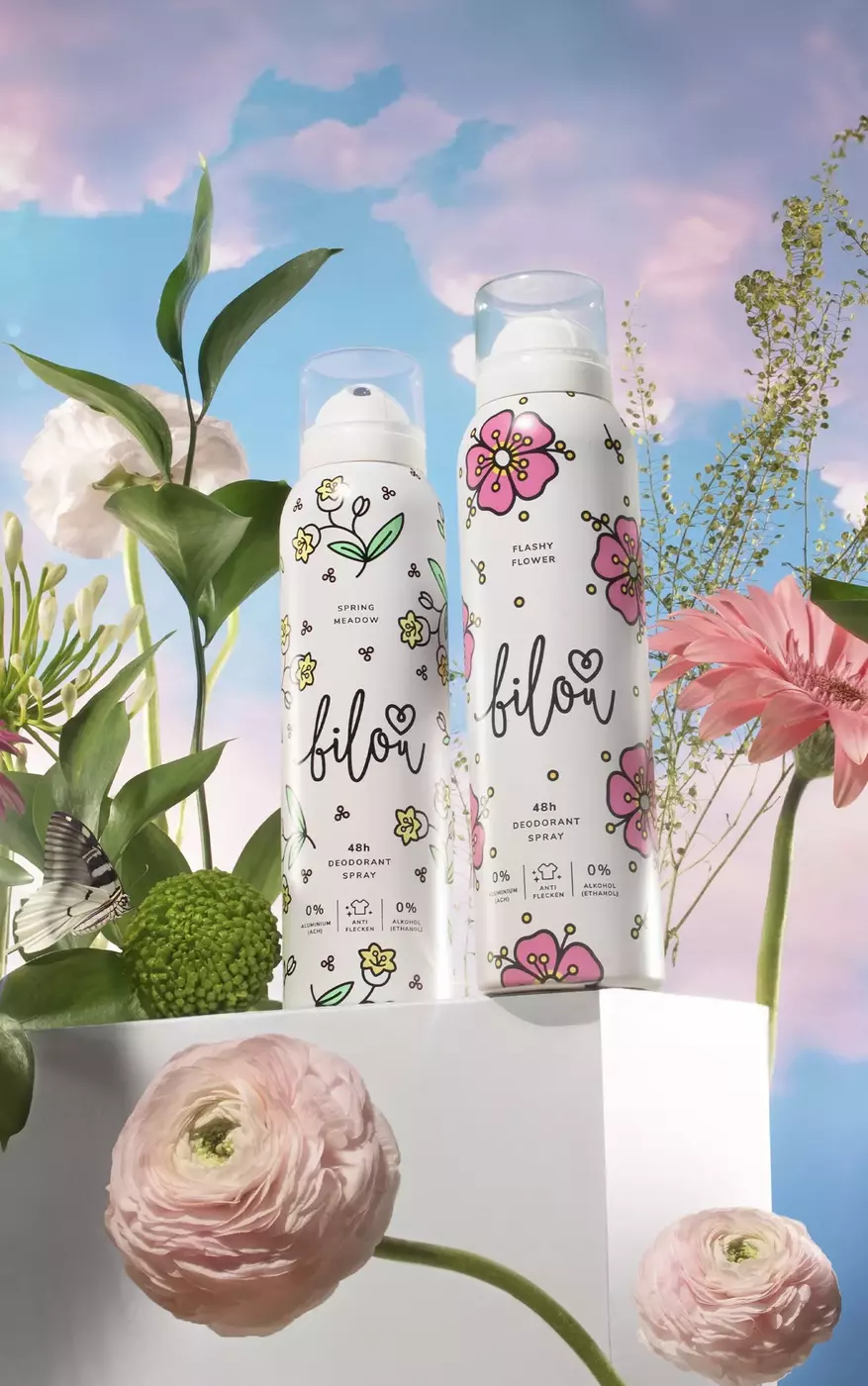 Спрей-дезодорант із квітковим ароматом BILOU DEODORANT SPRAY SPRING MEADOW 150 МЛ 