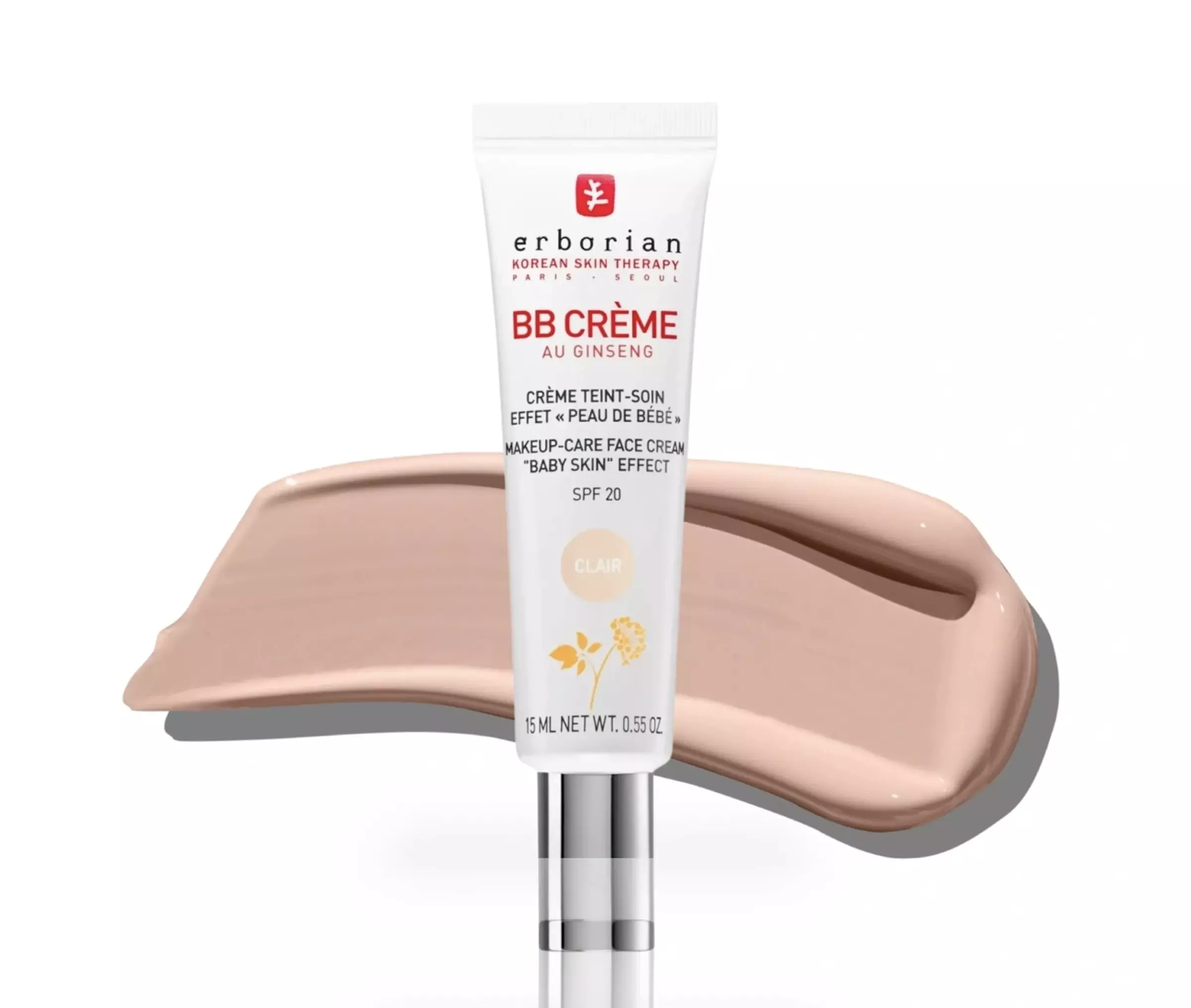 BB-крем з тонуючим ефектом ERBORIAN BB CREAM 15 ml, #Clair 