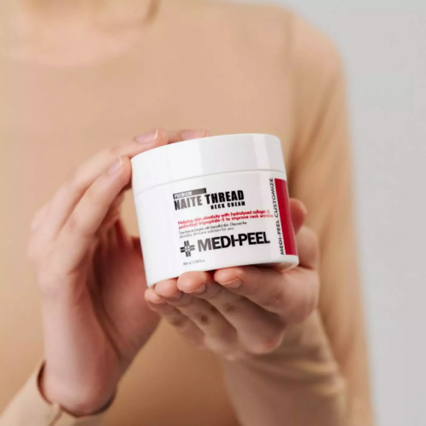 Підтягуючий крем для шиї з пептидним комплексом Medi-Peel Naite Thread Neck Cream, 100 мл 