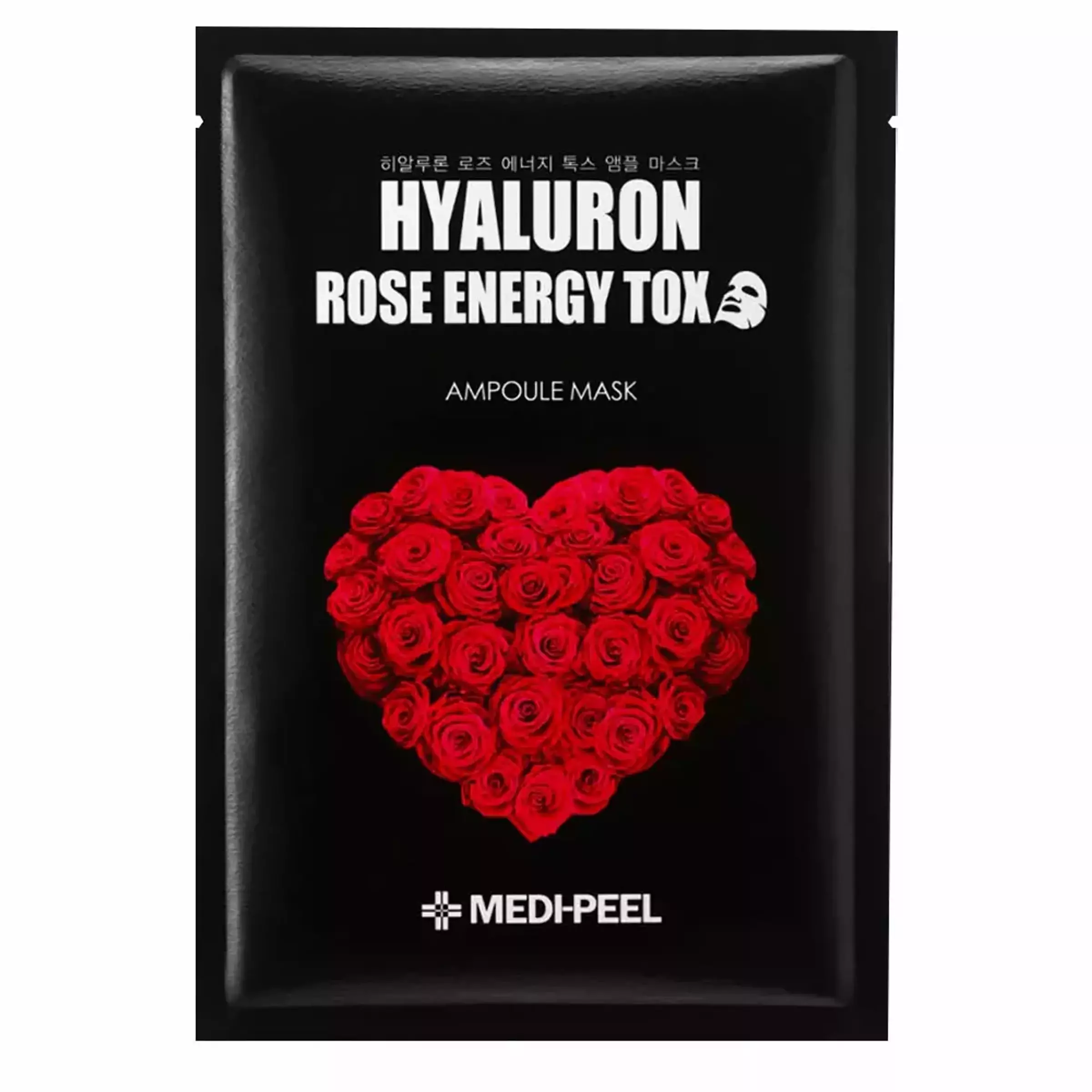 Тканинна маска для обличчя з трояндою MEDI-PEEL Hyaluron Rose Energy Tox Ampoule Mask 1 шт., 30 мл 