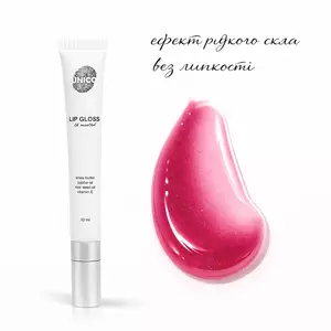 Блиск для губ з ментолом UNICO LIP GLOSS with menthol JAM, 12 ml 
