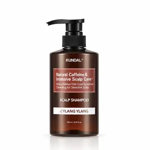 Шампунь проти випадіння волосся з кофеїном KUNDAL Natural Caffeine & Intensive Scalp Care Shampoo Ylang-Ylang, 500 мл