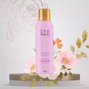 Гель-піна для душу з екстрактом трояндового цвіту Cien Spa Moments Shower Foam Rose Blossom, 200 ml