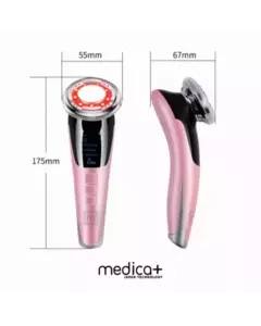 МІКРОСТРУМОВИЙ RF ЛІФТИНГ-МАСАЖЕР ДЛЯ ОБЛИЧЧЯ MEDICA+ SKIN LIFTING 7.0 PINK ЯПОНІЯ (EMS+LED)