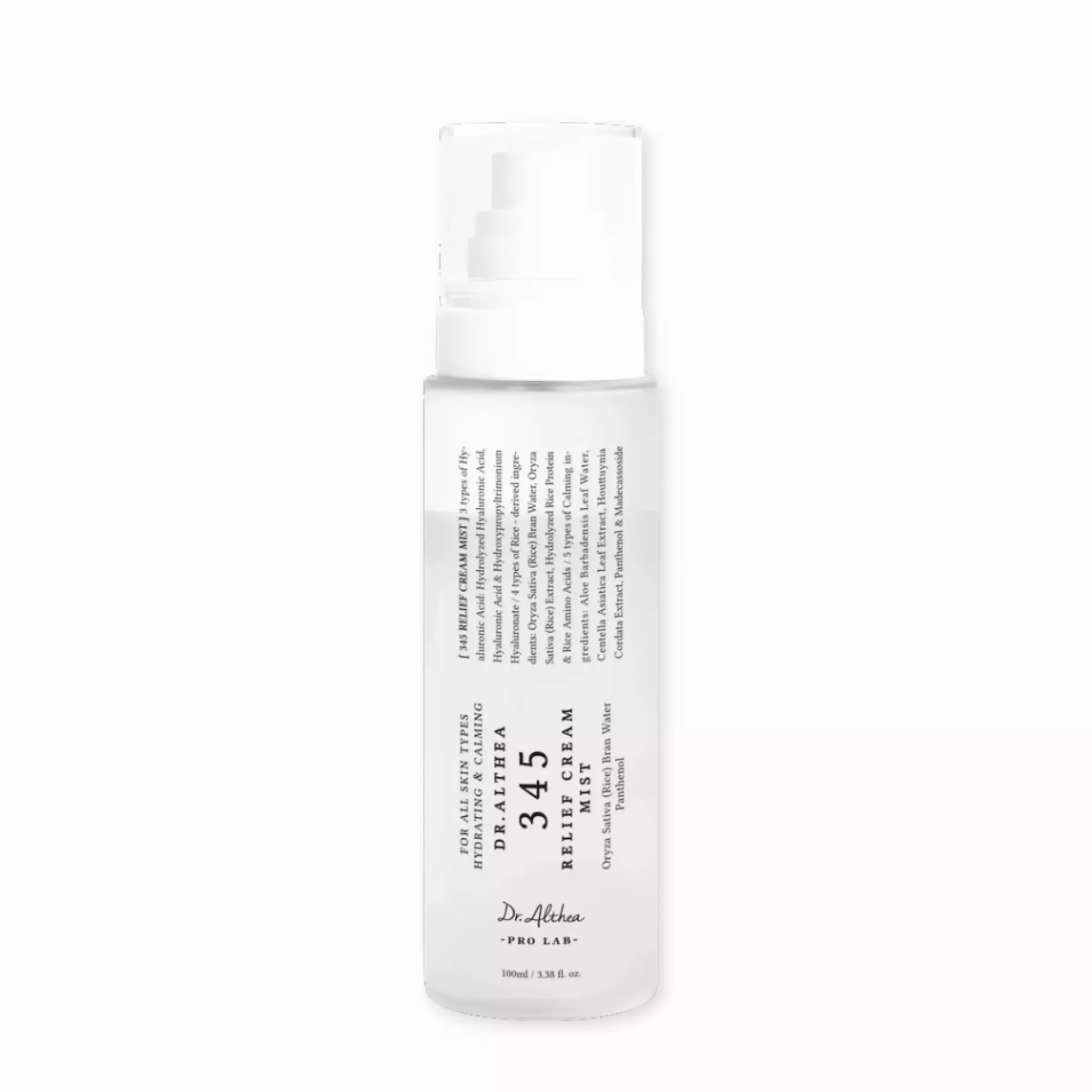 Двофазний крем-міст для зволоження та заспокоєння шкіри Dr.Althea 345 Relief Cream Mist, 100 ml