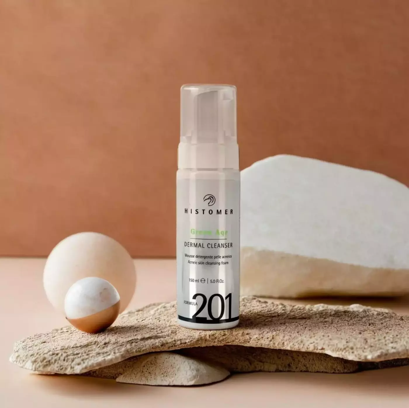 Очищуючий мус для проблемної та жирної шкіри HISTOMER Green Age Dermal Cleanser, 150 ml
