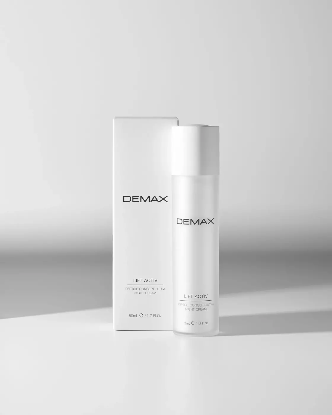 Професійний крем з пептидним комплексом та антиейдж-ефектом DEMAX LIFT ACTIVE NIGHT LIFTING CREAM PEPTIDE CONCEPT, 50 ml