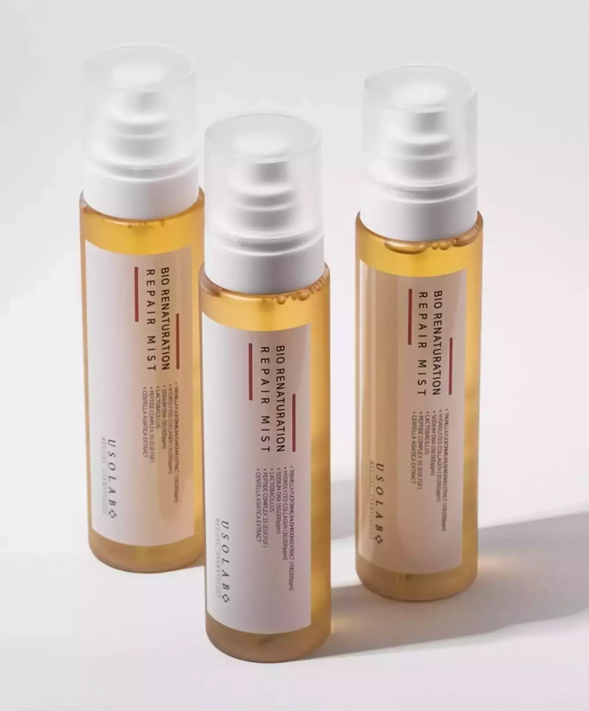 Регенерувальний тонер-міст на основі полінуклеотидів і пептидів USOLAB Bio Renaturation Repair Mist, 150 ml 