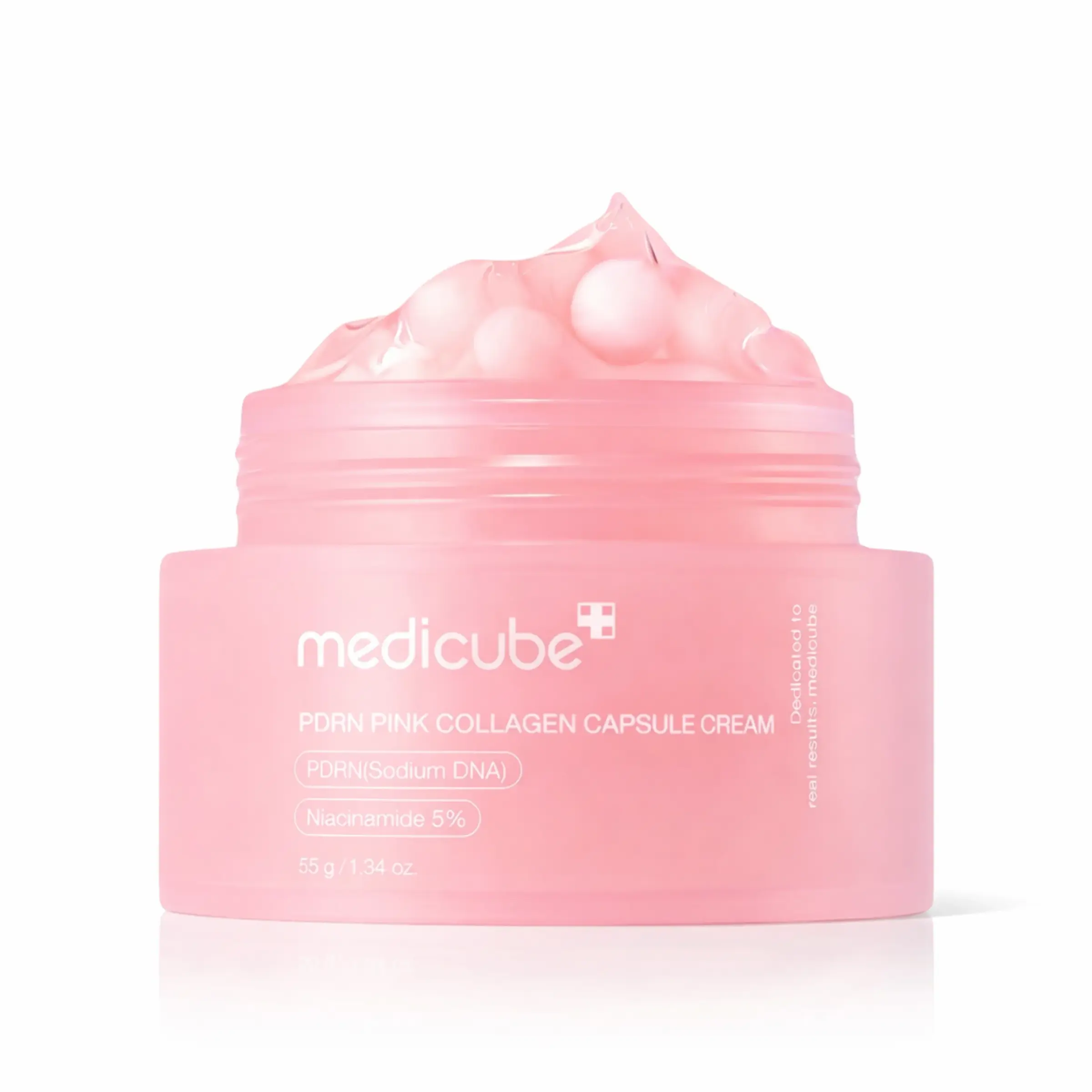 Капсульний крем з колагеном та полінуклеотидами Medicube PDRN Pink Collagen Capsule Cream, 55 мл