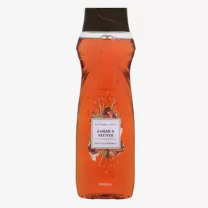 Гель для душу з деревно-мускусним ароматом унісекс Deliplus Ambar & Vetiver, 750 ml