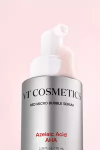 Мікропінна сироватка з азелаїновою та AHA, BHA, PHA-кислотами VT Cosmetics Az AHA Red Micro Bubble Serum, 70 ml