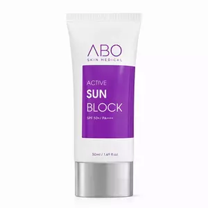 Легкий санскрін на фізичних фільтрах ABO ACTIVE SUNBLOCK SPF 50+/РА++++ 50 мл 