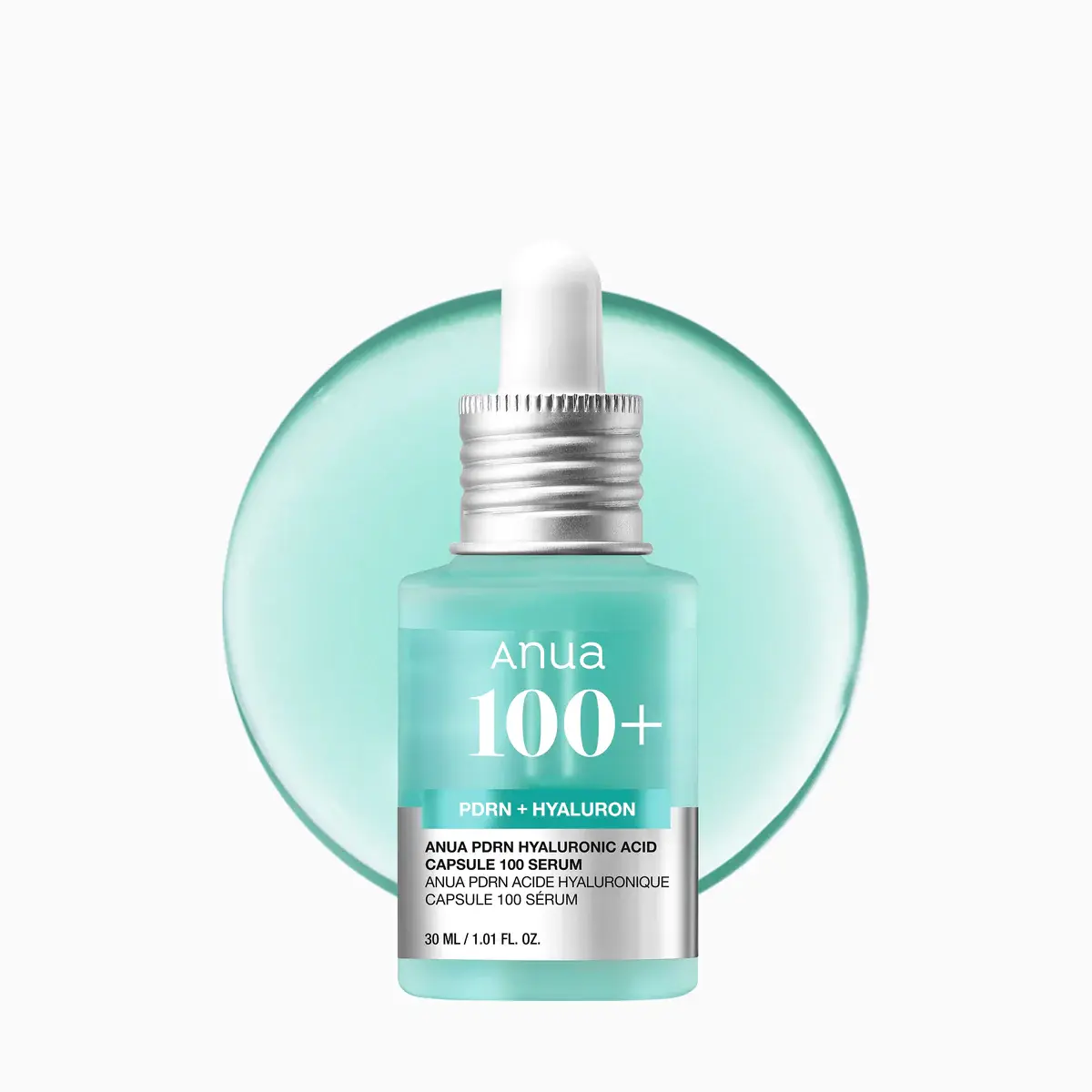 Сироватка для омолодження, зволоження та сяйва шкіри ANUA PDRN Hyaluronic Acid Capsule 100 Serum, 30 ml 