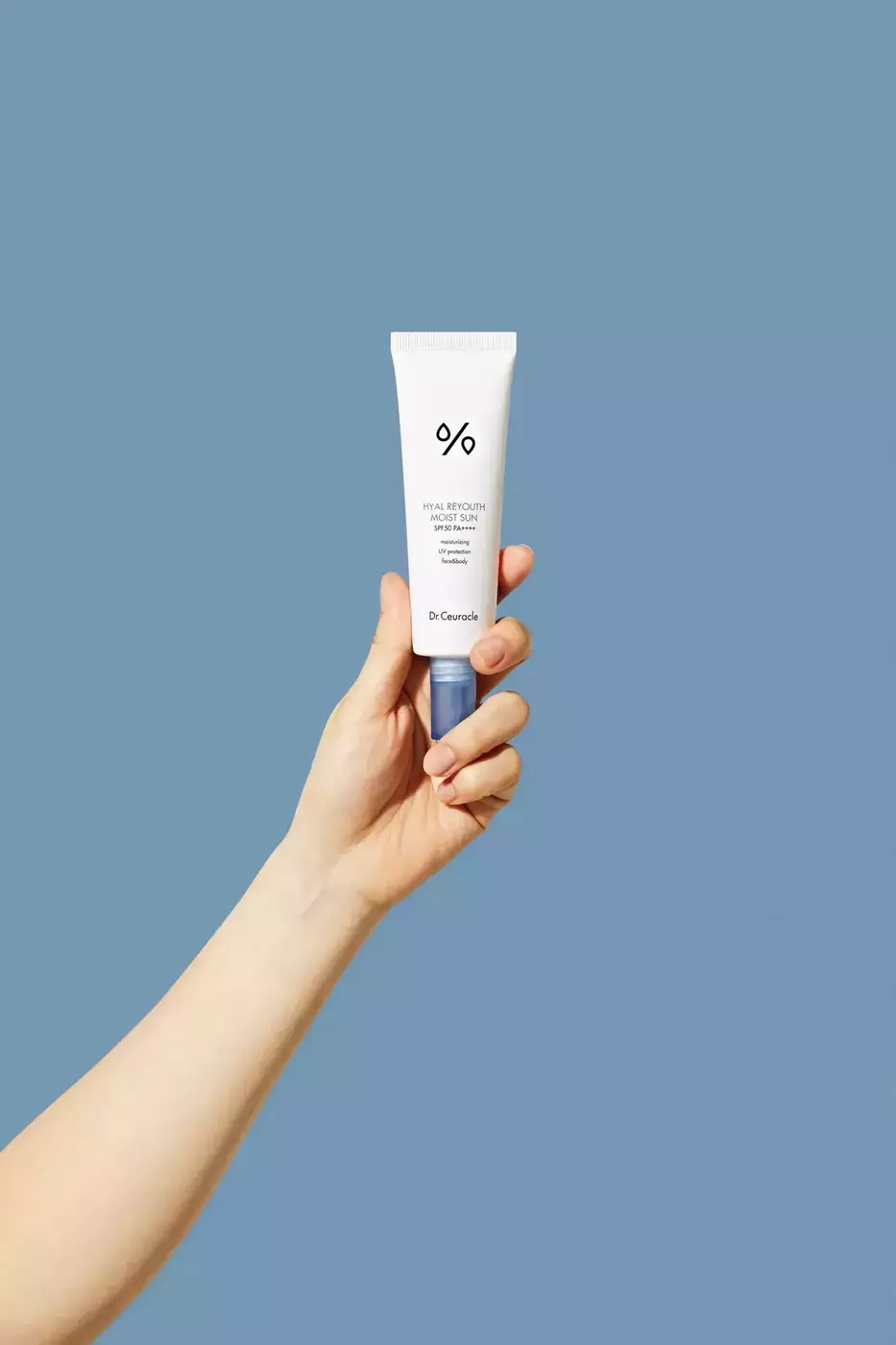 Зволожуючий сонцезахисний крем DR.CEURACLE HYAL REYOTH MOIST SUN SPF 50+/PA+++, 50 мл 