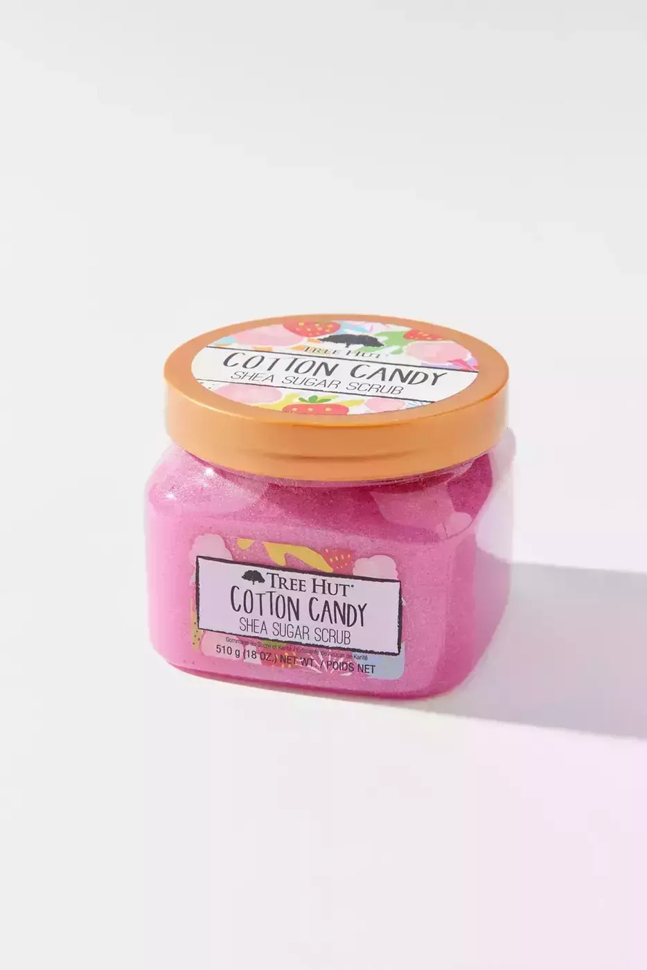 Скраб для тіла з ароматом цукрової вати TREE HUT COTTON CANDY SHEA SUGAR SCRUB