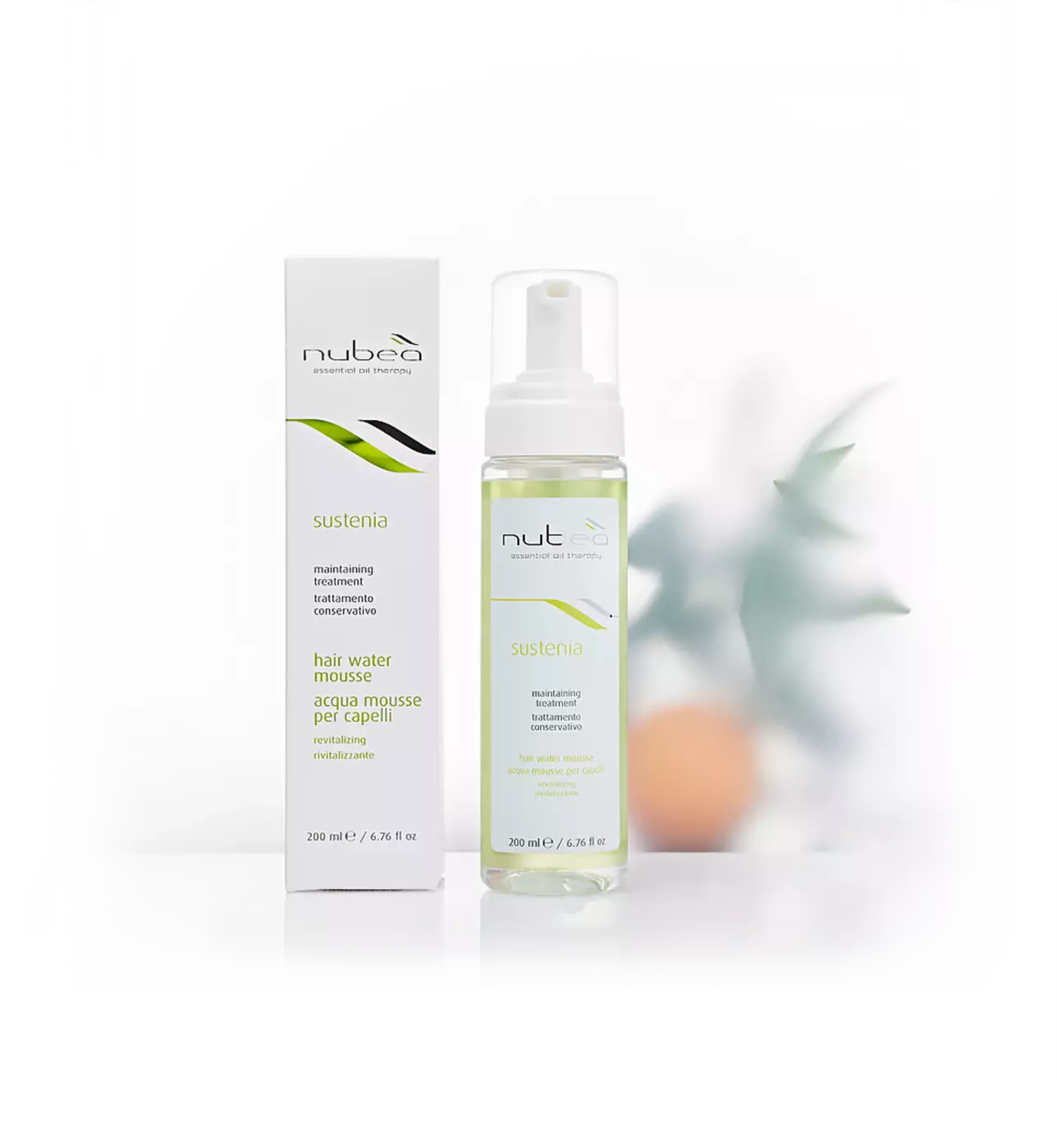 Незмивний мус для відновлення волосся Nubea Sustenia, 200 мл